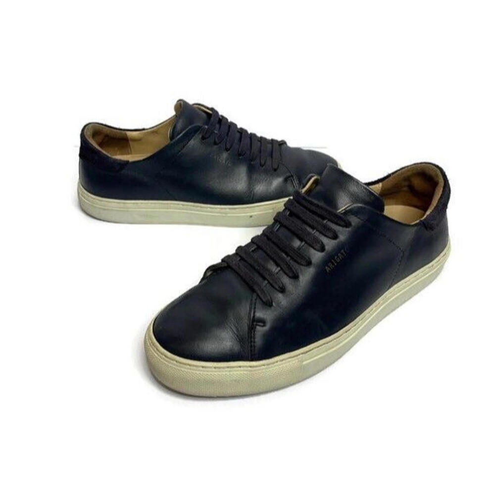 Authentic Axel Arigato Clean 90 Leather Sneakers Navy Blue 28119 Size 40 /US 7.5